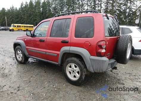 2005 Jeep Liberty Sport из США, поврежденный, VIN 1J4GL48K45W666277